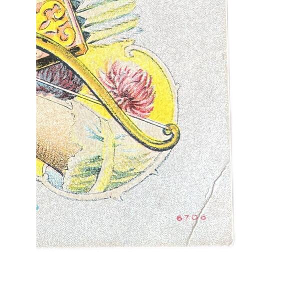 Antique 1916 Ephemera Valentine Greeting Postcard Heart Dove Bow Quiver Arrows - Picture 4 of 7